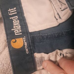 Carhartt Men's Relaxed Fit Cargo Pants - Blue